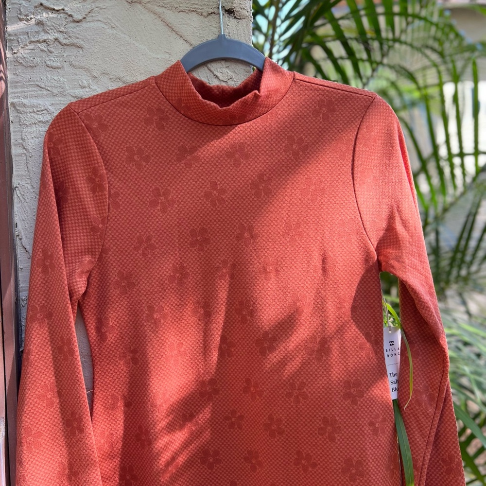 💦💦 BILLABONG 💦💦 Salty Blonde Coconut Flowers Long Sleeve Bodycon Mini Dr… - Picture 4 of 14